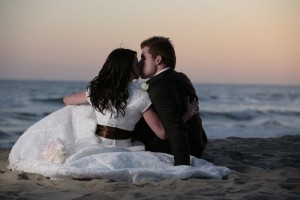 Bride and Groom Beach 